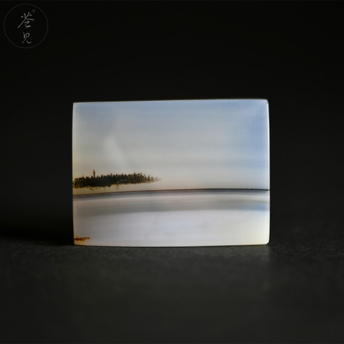 海玉髓 画面石《橘子洲头》