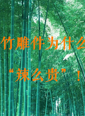 同好师友斧正 竹雕 竹刻 留青 竹刻件 为什么要卖“辣么贵”？！