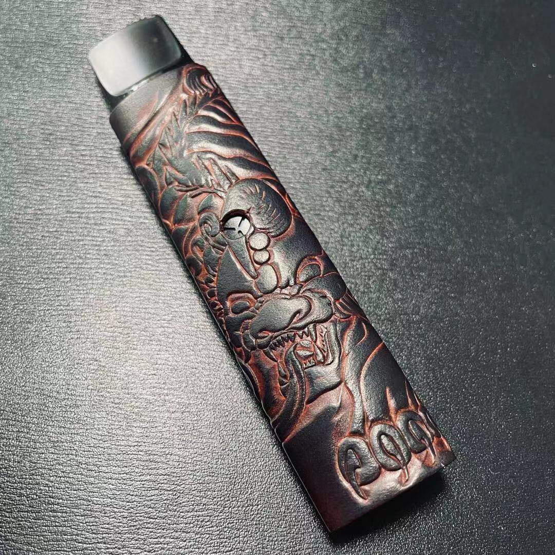 yooz柚子皮套保护套防摔复古手工牛皮定制原创设计包邮个性男士