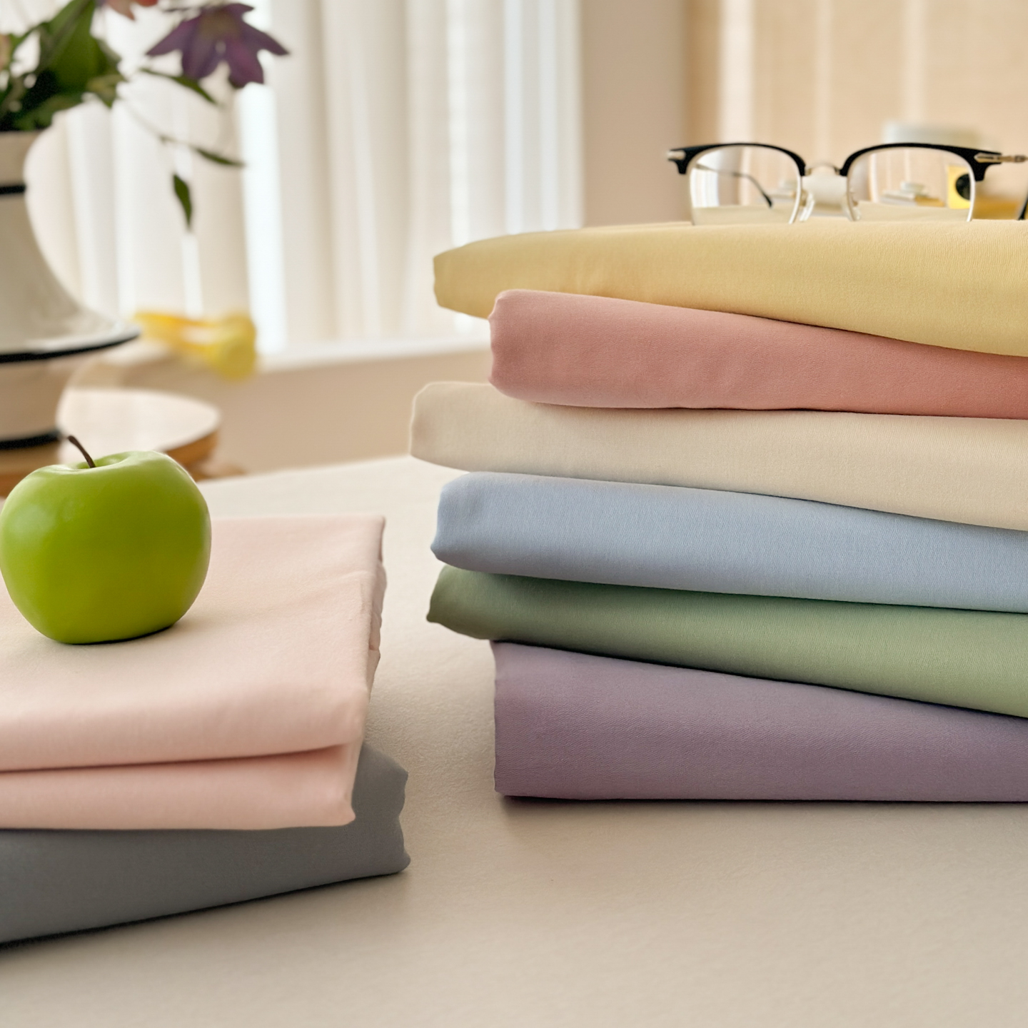 森屿鹿日式简约100棉磨毛床单全棉纯色床单单件加厚宿舍家用床品