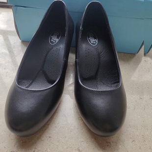 全新正品厦航乘务员空姐工作鞋通勤鞋高跟皮鞋高跟鞋头层牛皮女鞋