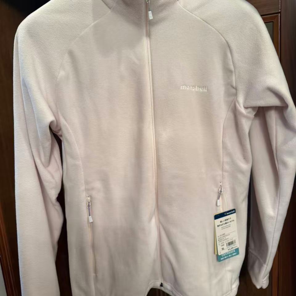 montbell抓绒衣拉链保暖