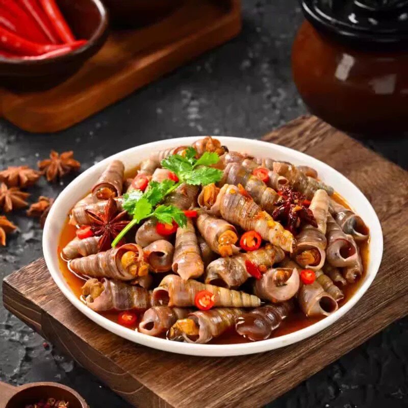 张磊家 麻辣捞汁钉螺500克一瓶(可加热)