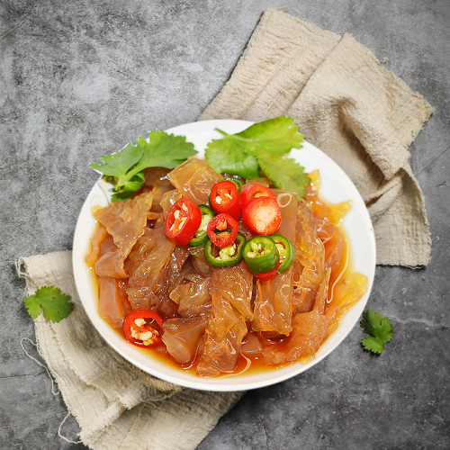 张磊泥螺家  即食海蜇头500克（冷冻保存）