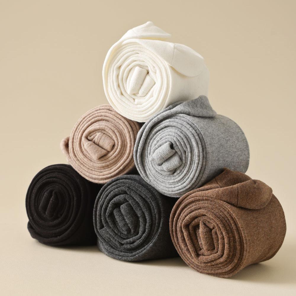 秋冬新品 好质感基础色精梳棉加厚连裤袜 咖色显瘦保暖舒适打底袜