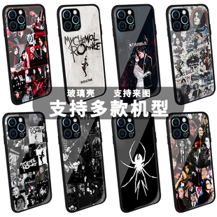 我的化学浪漫玻璃手机壳适用于苹果安卓朋克摇滚乐队我的另类罗曼史小众音乐个性My Chemical Romance