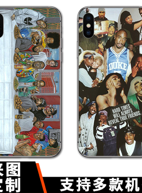 2pac图帕克手机壳适用于iPhone17promax说唱16西海岸15pro嘻哈14硅胶13专辑12mini音乐摇滚欧美