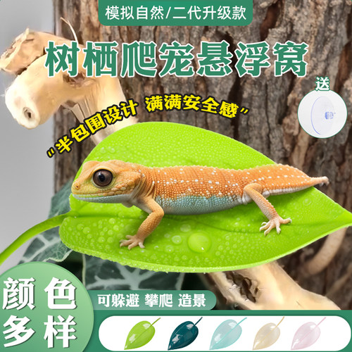 爬宠饲养缸仿真植物爬虫躲避