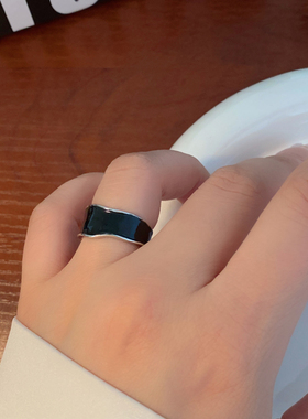 韩国个性不规则小众设计戒指