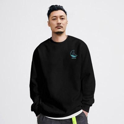 月亮加绒MOON余文乐打底衫圆领