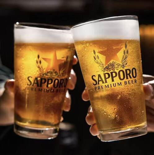 日式精酿啤酒杯SAPPORO三宝乐