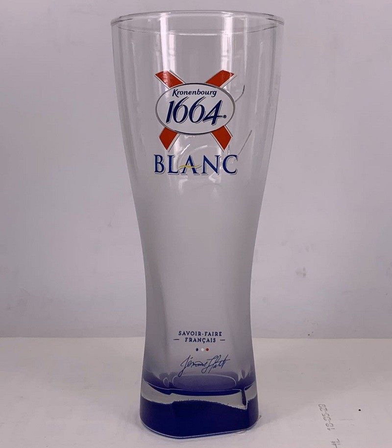 新款法国原装进口1664啤酒杯凯旋克伦堡磨砂啤酒杯古典精酿啤酒杯