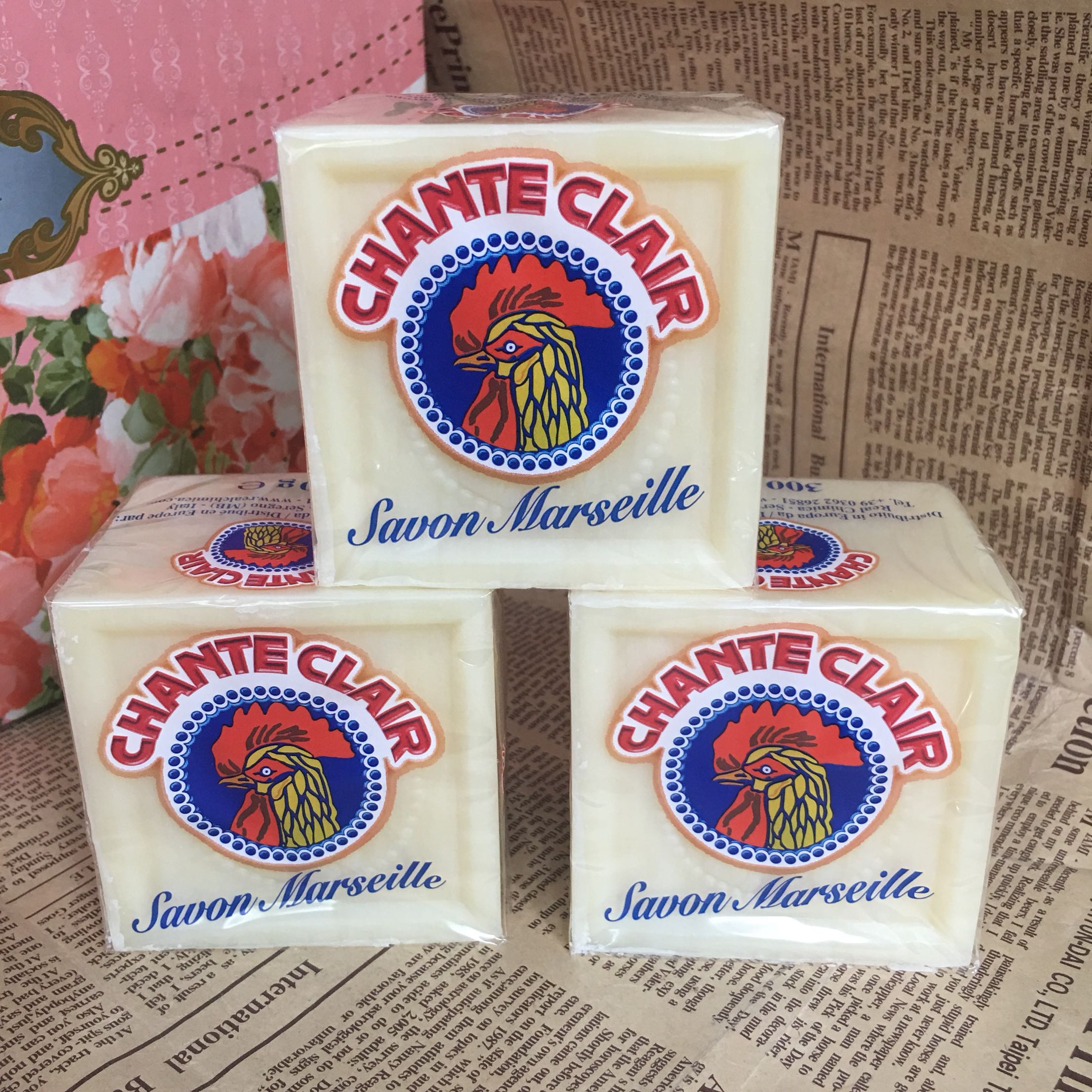 意大利chante clair大公鸡头婴儿洗衣皂管家马赛皂鸡头皂清洁肥皂
