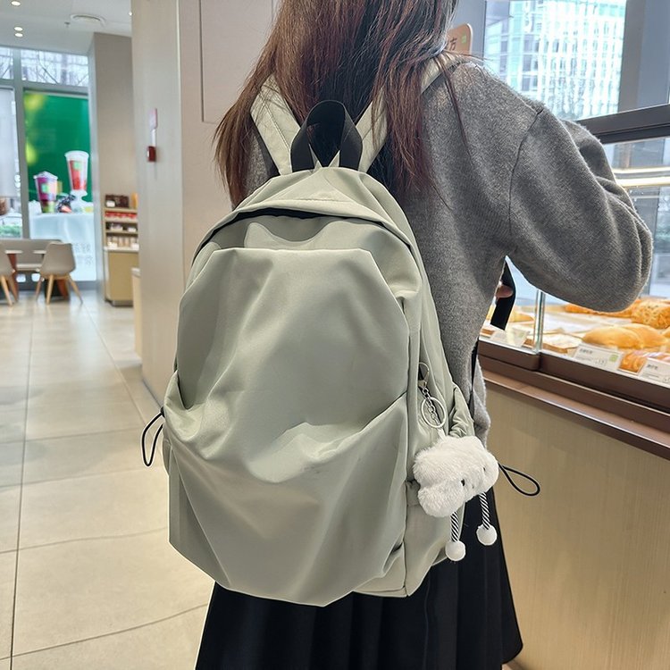 2025秋季新款双肩背包尼龙布2024年冬季拉链均码