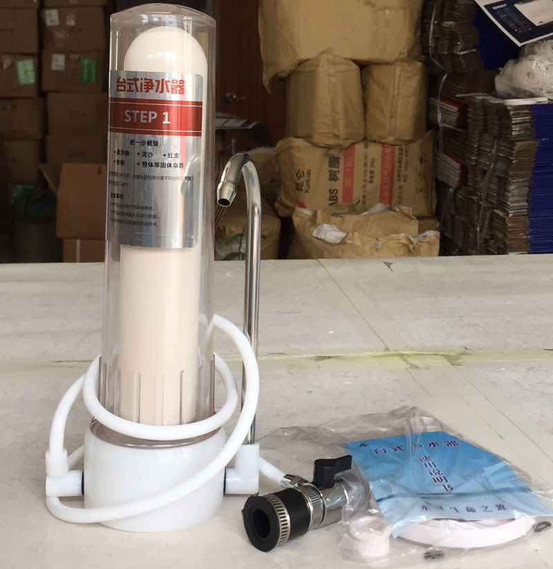单级 台式净水器 家用 净水机 厨房滤水器水龙头陶瓷滤芯过滤器