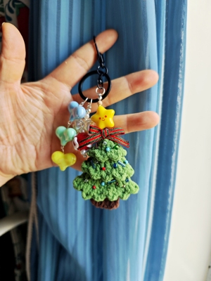 手工成品圣诞树挂件定制圣诞节装饰品节日创意礼物车挂包挂钥匙扣