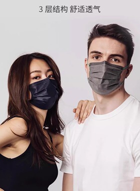 香港MEDEIS平面纯色彩色舒适时尚潮流轻薄透气明星同款3D立体口罩