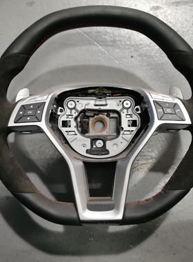 C63 W204方向盘总成 原厂Amg翻毛皮