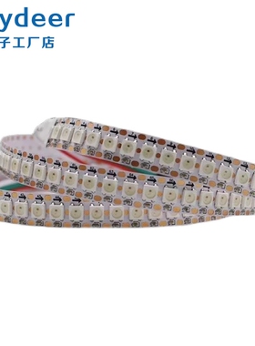 5V全彩WS2812B内置IC1米144灯编程5050灯带跑马流星幻彩led软灯条