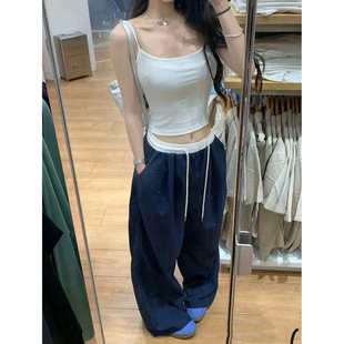 185cm高个子加长山本裤有口袋宽松显瘦潮款女款加长裤百搭减龄女