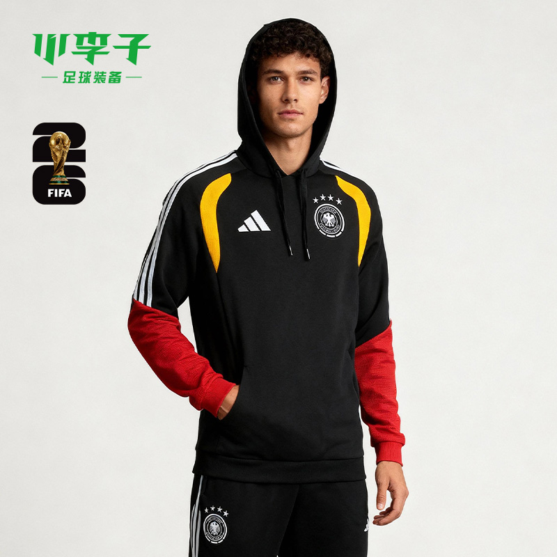 小李子阿迪达斯德国连帽卫衣