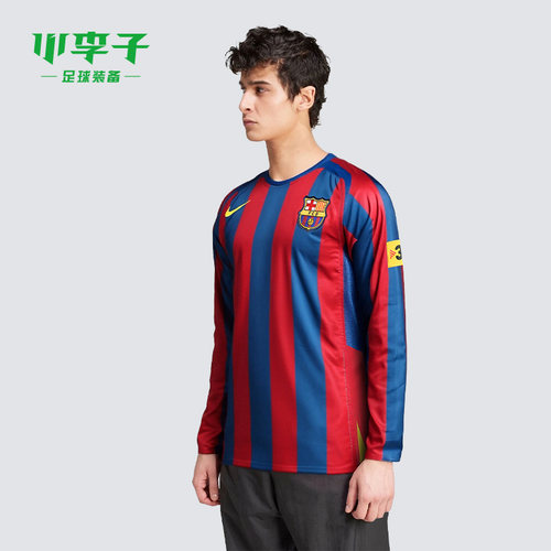 小李子NIKE耐克巴萨运动训练长袖球衣复刻版成人男HQ1461-471