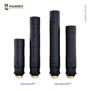 RUGGED Obsidian9/45 高品质14逆牙改装金属消音套管前管装饰器