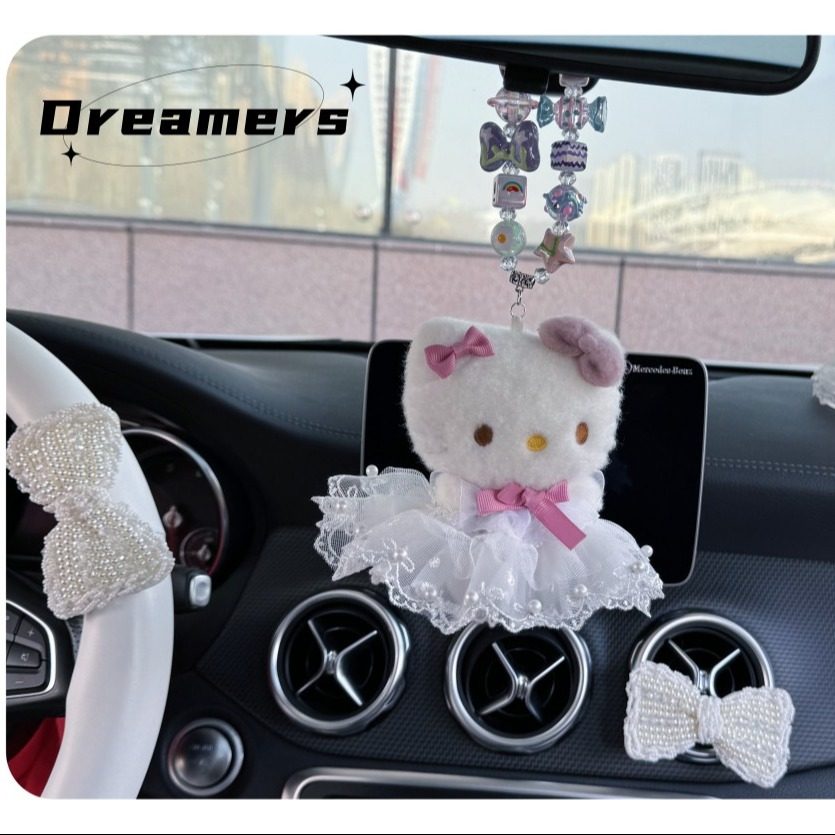 少女心婚纱裙helloKitty猫公仔汽车挂件可爱甜美车载装饰车挂高级,汽车用品/电子/清洗/改装,车挂,淘宝优惠券,粉丝福利购,淘宝优惠卷