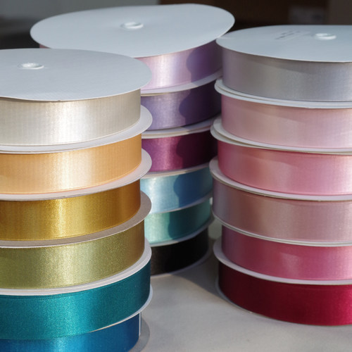 福2呆丝带进口双面高光亮缎织带
