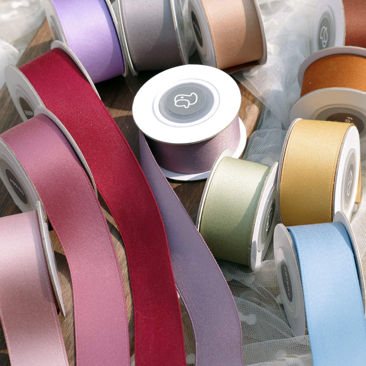 福2呆2.5cm哑光棉素色织带蝴蝶结发饰手工基础丝带材料diy手作3码,居家布艺,丝带/绸带/布带,淘宝优惠券,粉丝福利购,淘宝优惠卷