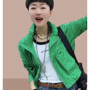 夏装短款防晒衣外套女装2025新款休闲防晒服百搭开衫小个子上衣