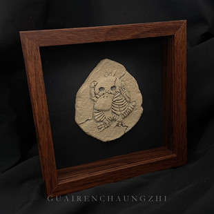 可达鸭化石神奇宝贝潮玩相框宝可梦翼龙周边送女友男友纪念日礼物