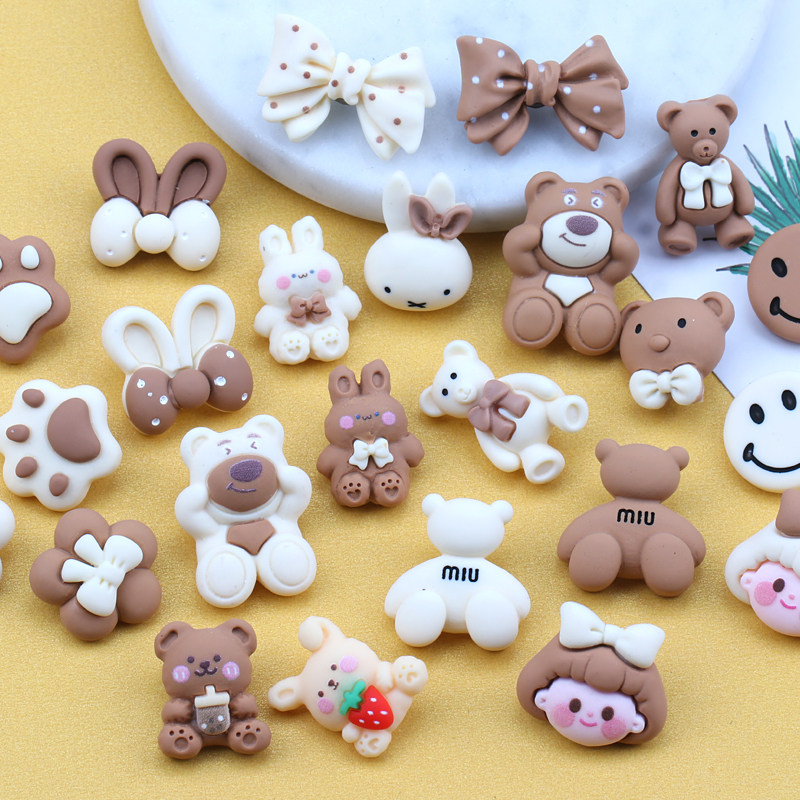 卡通奶咖色系女孩熊猫咪兔子蝴蝶结开衫外套树脂辅料纽扣扣子,居家布艺,纽扣,淘宝优惠券,粉丝福利购,淘宝优惠卷