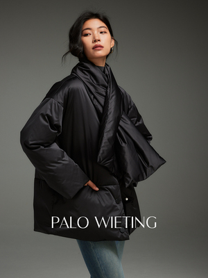 通勤圆领進口白飞雁鸭绒服加厚