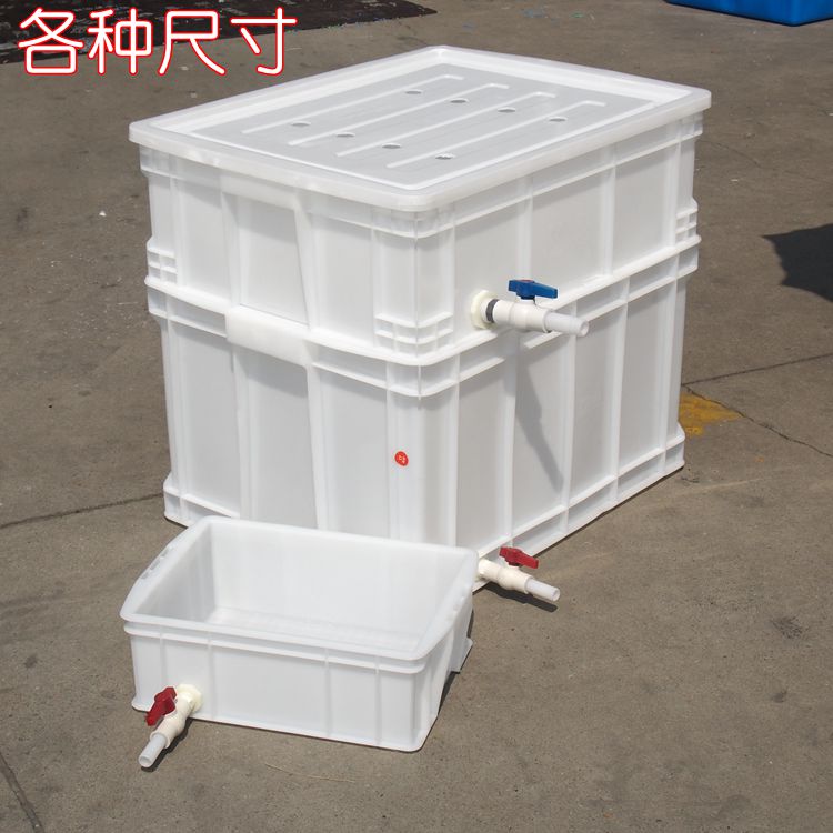 带排水带盖子养鱼养龟箱