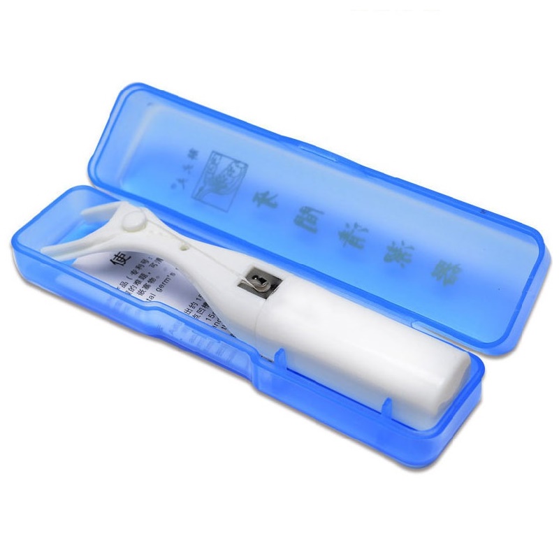 便携Y型后牙可用超细线牙线架