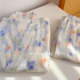 睡裙纯棉双层纱浴袍全棉睡裙长袖 花叙｜日式 和服睡衣夏季 家居服