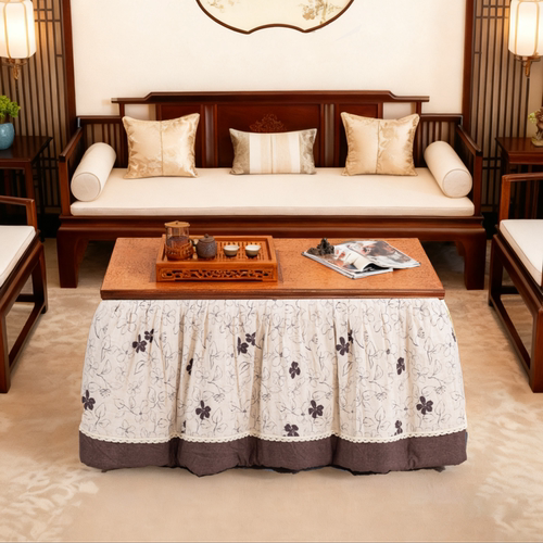 湘周记长方形可拆洗加厚烤火罩