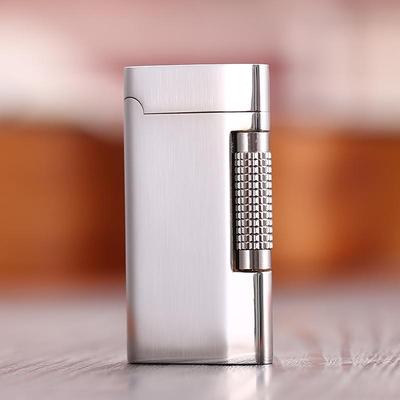 SAROME黄铜超薄明火打火机