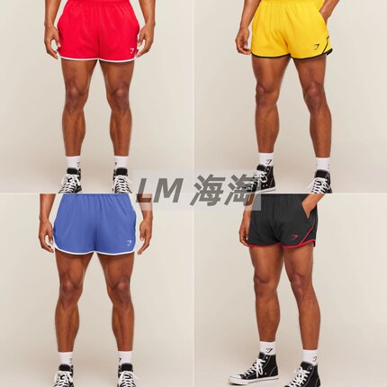 正品代购GYMSHAKR conditioning 男士健身速干透气运动短裤跑步裤