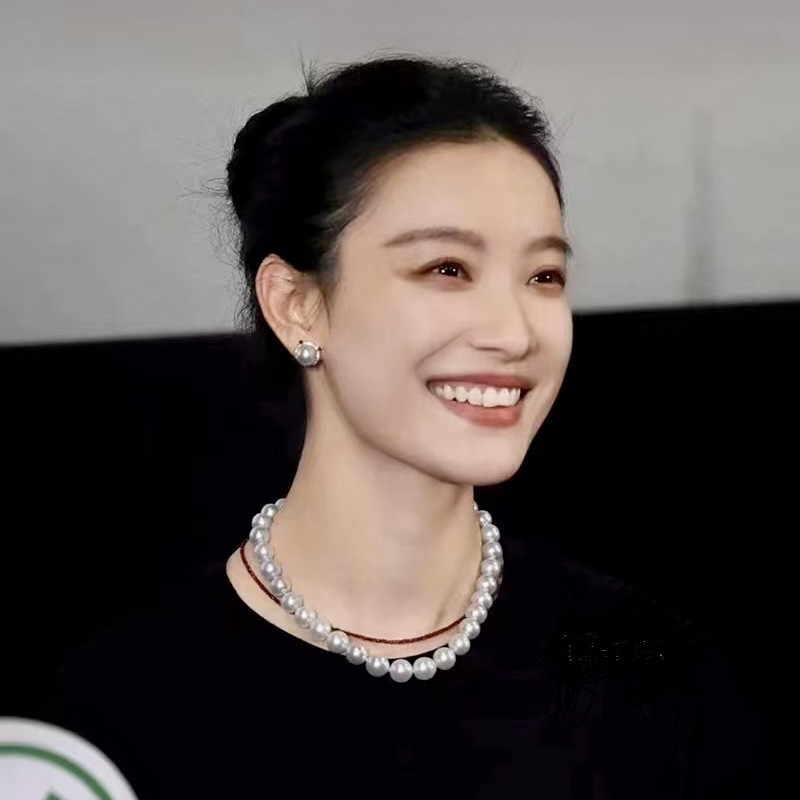 倪妮同款施家珍珠项链10MM气项链