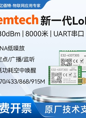 亿佰特SX1278/LoRa无线模块433M串口中继组网扩频低功耗通信模块
