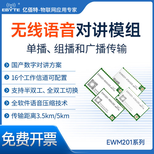 470/868/915M无线语音传输模块