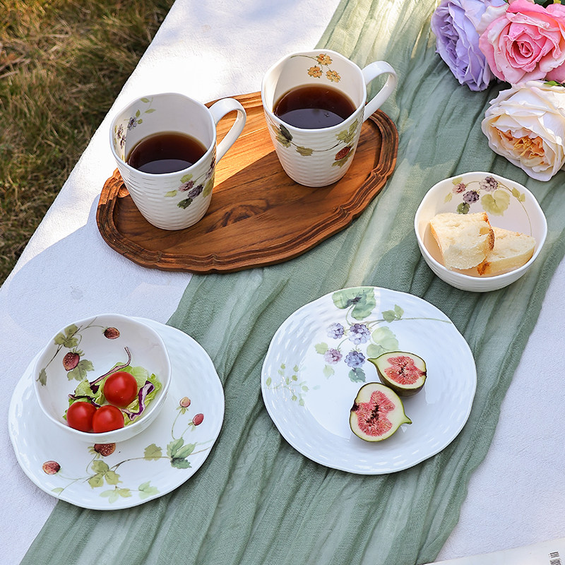 日本进口Narumi骨瓷餐具新婚礼物