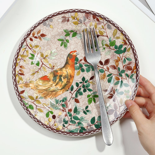 SpodeWoodlandAccents水杯餐盘
