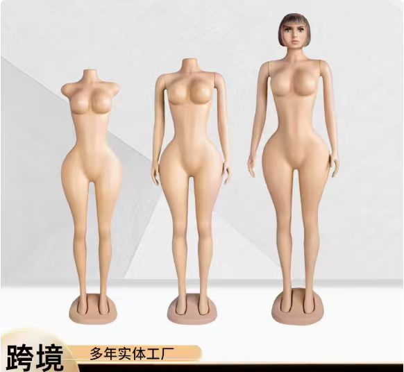 工厂跨境欧美模特全身人体大胸模特无头新款模特服装假人道具BBL
