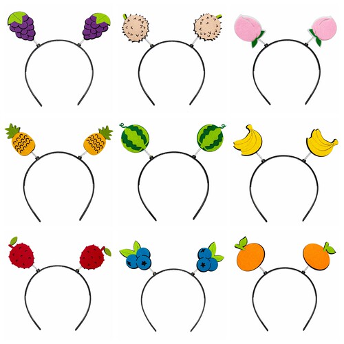 在逃公主搞怪水果发箍水果店促销