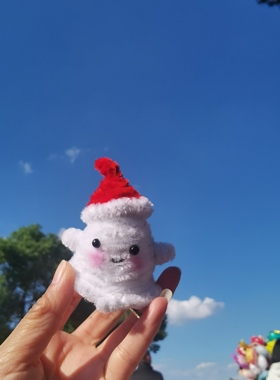 扭扭棒万圣节可爱圣诞帽小鬼巫师帽蝙蝠发夹成品