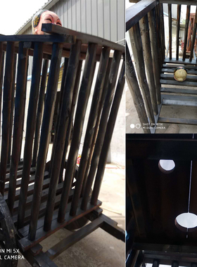 影视道具枷锁全木质道具钧州
