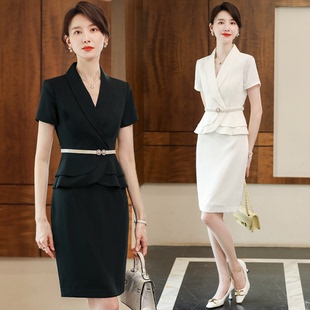 夏季职业装女装套装套裙工装OL女士西服面试正装裙子工作服加分项